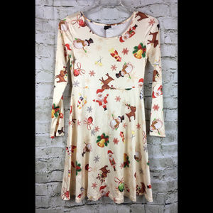 Ugly Christmas Flared Dress F105